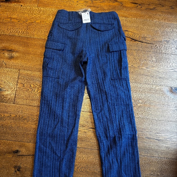 We The Free (Free People) Cargo Pants Size 0 (Blue and Brown), 2 pairs - - Picture 3 of 11